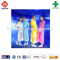 Custom printed rain poncho PE disposable rain coat(sample free)